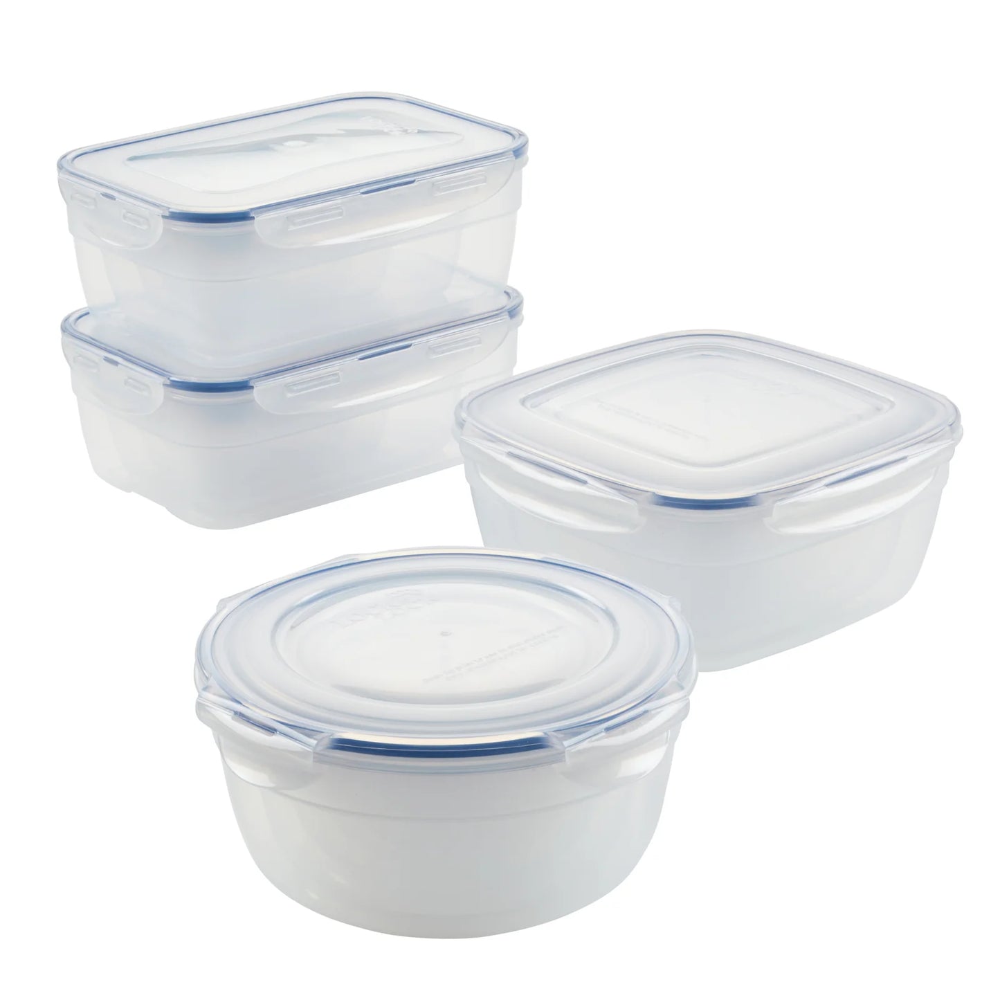 Juego De Recipientes De Almacenaje 40 Pcs Alimentos Apilable Agua