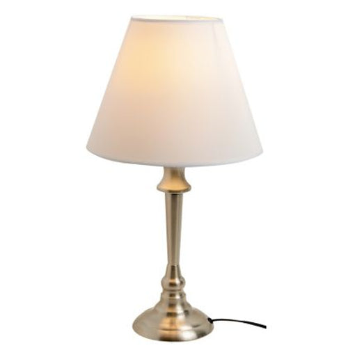 Lampara De Mesa Metalica Acero 2 Piezas Luminaria Escritorio