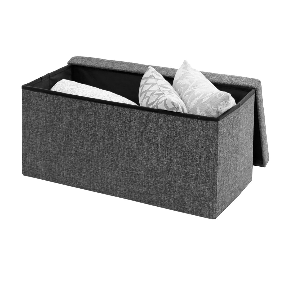 Banca Plegable Banco Sillon Almacenamiento Otomano Caja