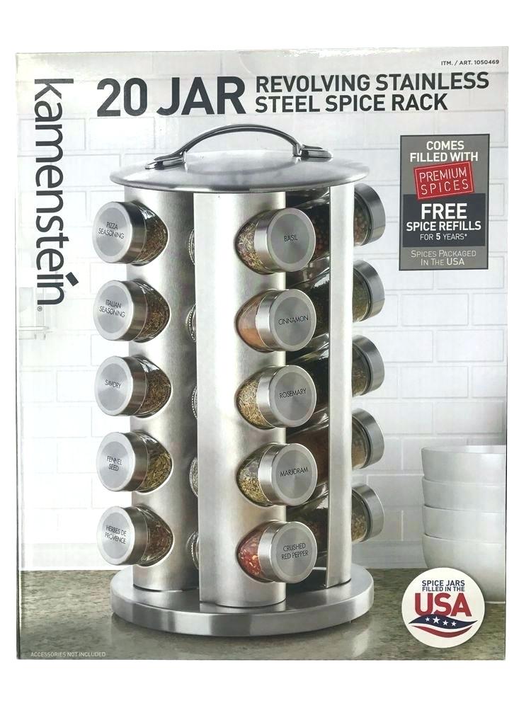 Especiero Moderno 20 Especies Para Cocina Rack Giratorio