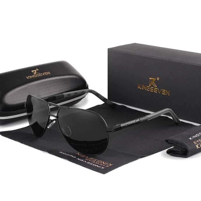 Lentes Gafas Sol Polarizadas Vintage Hombre Kingseven