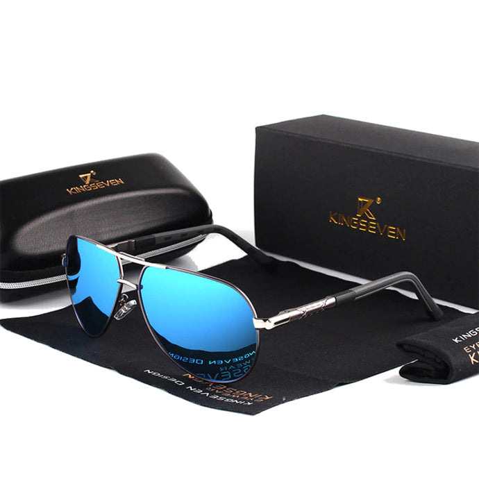 Lentes Gafas Sol Polarizadas Vintage Hombre Kingseven