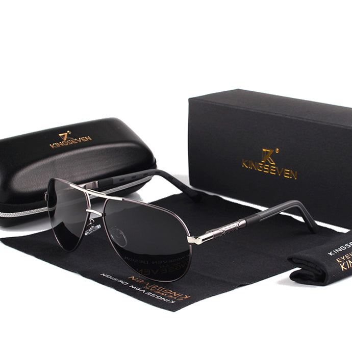 Lentes Gafas Sol Polarizadas Vintage Hombre Kingseven