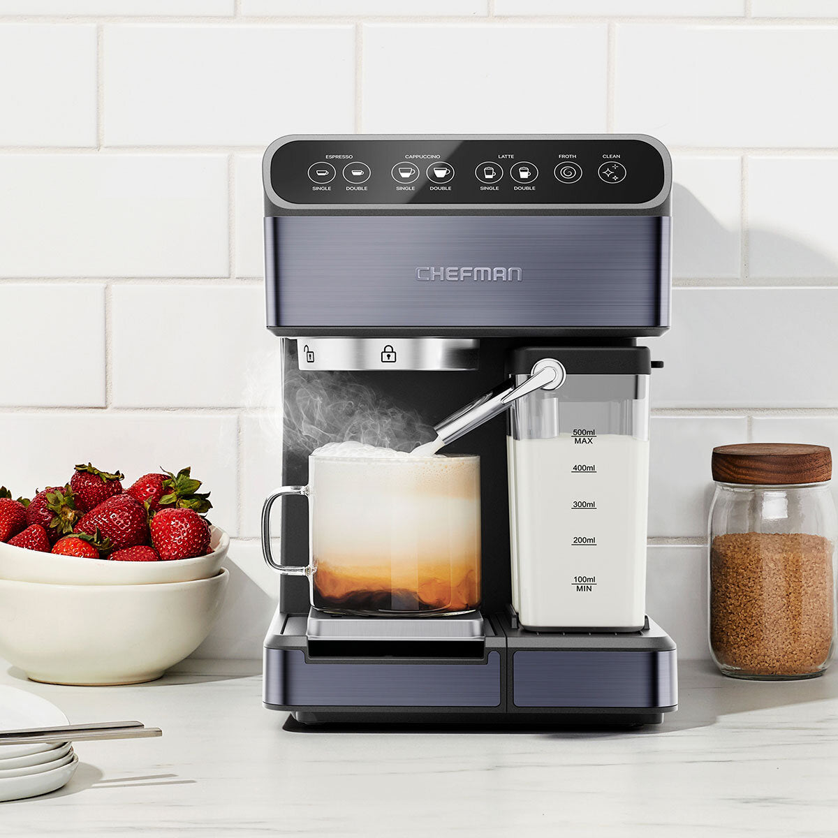 Maquina Espresso Cafetera Profesional Barista 6 En 1 Capsula