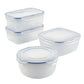 Juego De Recipientes De Almacenaje 40 Pcs Alimentos Apilable Agua