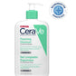 CeraVe Gel Limpiador Espumoso Facial para Piel Mixta a Grasa con Ceramidas Esenciales, Niacinamida y Ácido Hialurónico, 473 ml, 1 Unidad