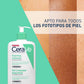 CeraVe Gel Limpiador Espumoso Facial para Piel Mixta a Grasa con Ceramidas Esenciales, Niacinamida y Ácido Hialurónico, 473 ml, 1 Unidad