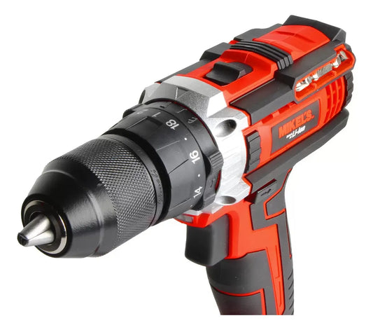 Rotomartillo Mikels Inalambrico Profesional Con Accesorios Rojo 50/60 Hz