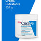 CeraVe Crema Hidratante Piel Seca a muy Seca | Piel Hidratada hasta por 48 Horas | Con 3 Ceramidas Esenciales | Contiene Ácido Hialurónico | Desarrollada con Dermatólogos | 454ml | 16oz