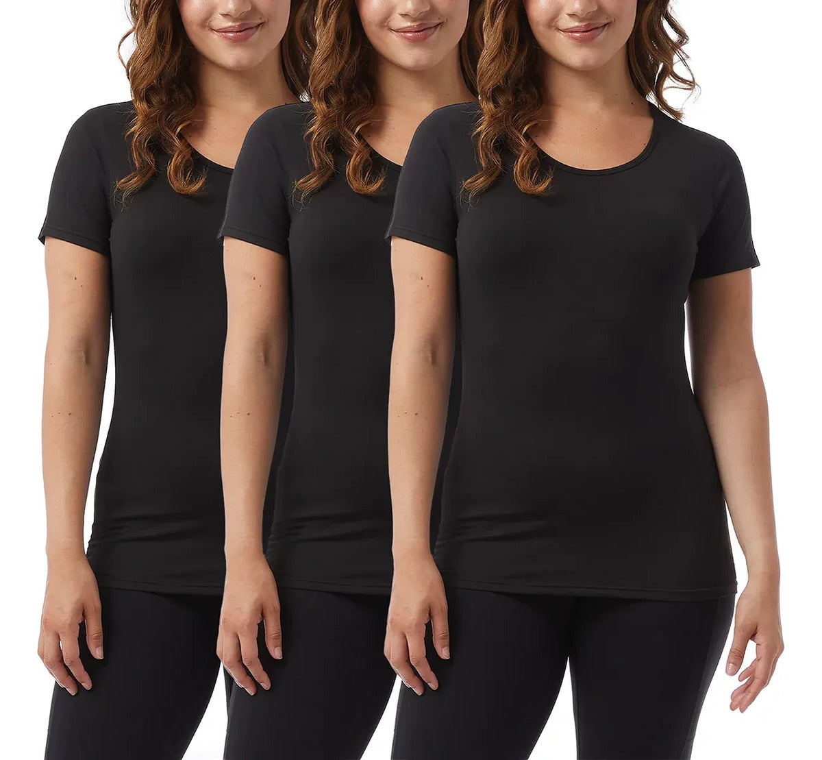 Playera Manga Corta 32 Cool Fresca Sport Ajustable 3 Piezas