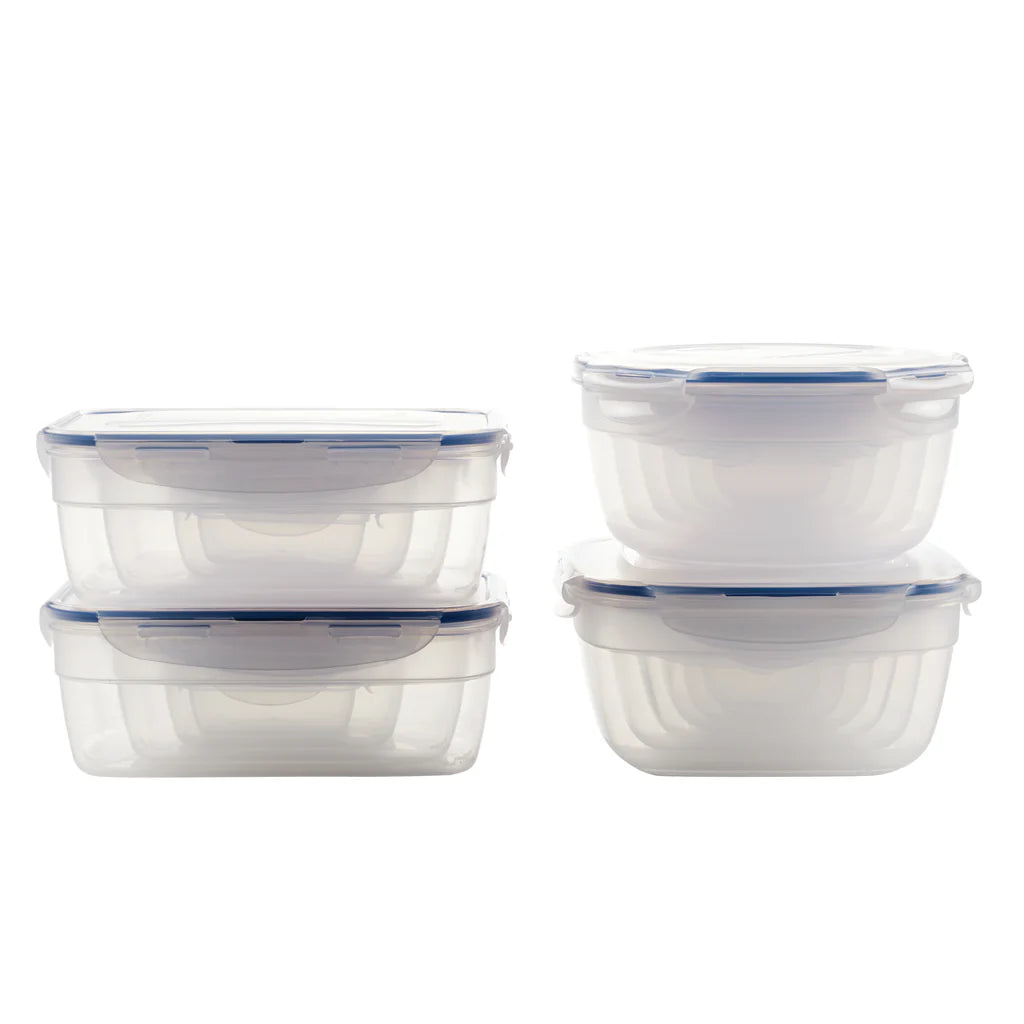 Juego De Recipientes De Almacenaje 40 Pcs Alimentos Apilable Agua