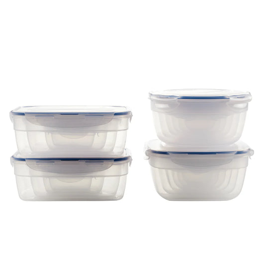 Juego De Recipientes De Almacenaje 40 Pcs Alimentos Apilable Agua