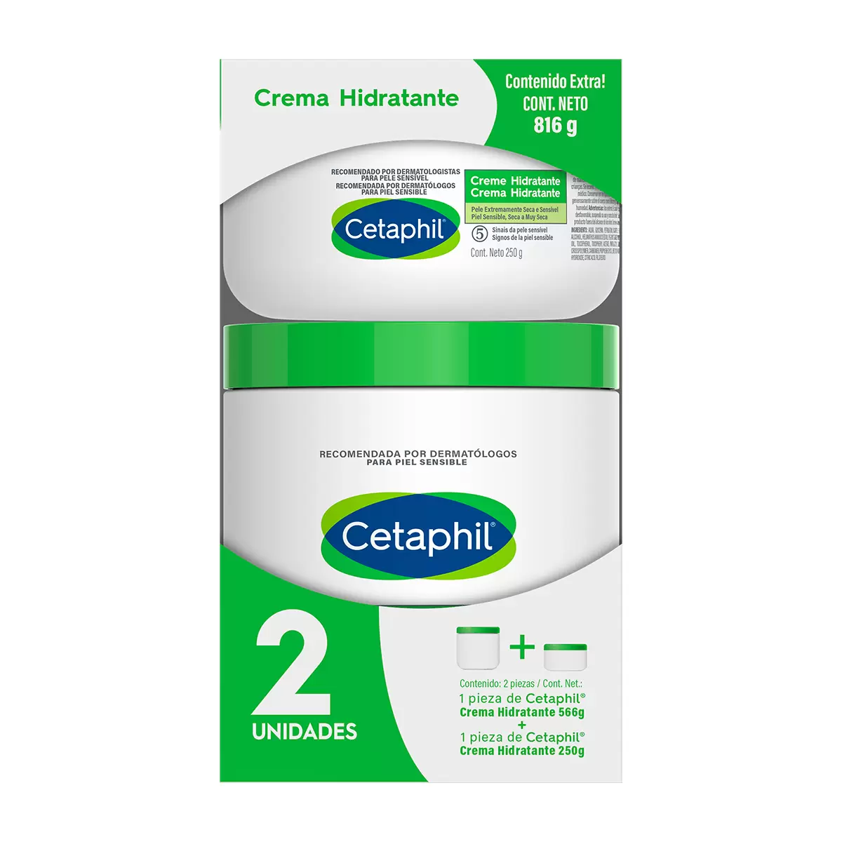 Crema Hidratante Aceite De Almendras Vitaminico Cetaphil