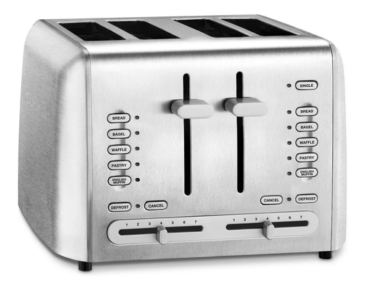 Tostador Para 4 Rebanadas De Pan Acero Inoxidable
