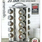 Especiero Moderno 20 Especies Para Cocina Rack Giratorio