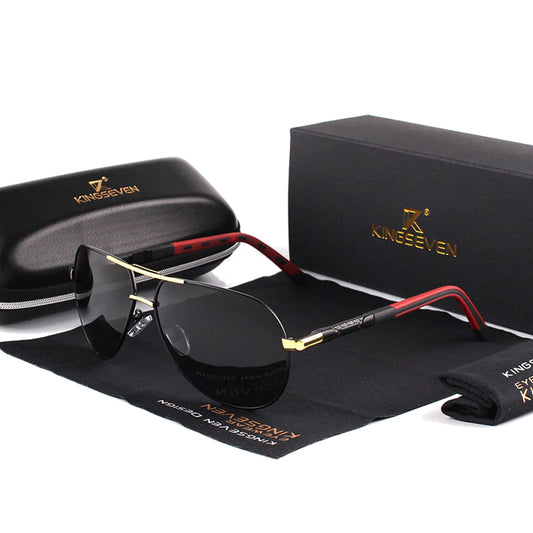 Lentes Gafas Sol Polarizadas Vintage Hombre Kingseven